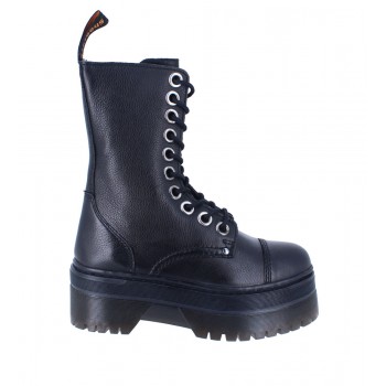 10 holes high boot in real leather