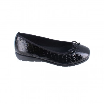 Flats shoes in genuine leather