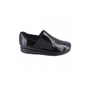 Slip on in real crocodile leather