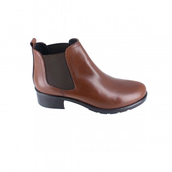 Genuine leather ankle boot