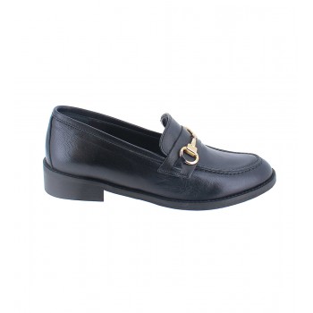 Genuine leather woman mocassin